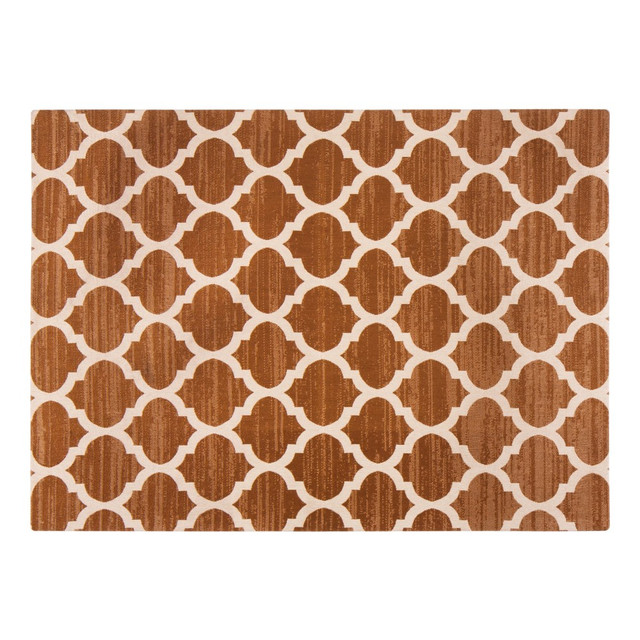 GFH ENTERPRISES INC. AMB9014D Anji Mountain Nizwa Rug'd Chair Mat, 1/2inH x 36inW x 48inD, Brown/Beige