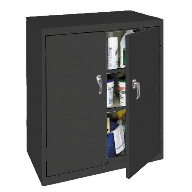 Steel Cabinets USA ABL-364-C Storage Cabinets; Cabinet Type: Lockable Welded Storage Cabinet ; Cabinet Material: Steel ; Locking Mechanism: Keyed ; Assembled: Yes ; Color: Charcoal ; Handle Material: Cast Iron