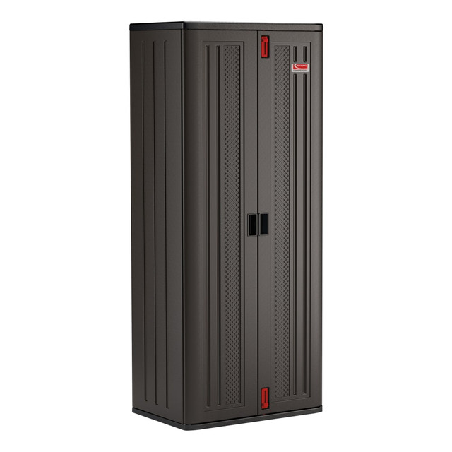 SUNCAST CORPORATION BMCCPD7204 Suncast Commercial HDPE Tall Cabinet, 4 Shelves, Gray SUNCAST CORPORATION BMCCPD7204 Suncast Commercial HDPE Tall Cabinet, 4 Shelves, Gray