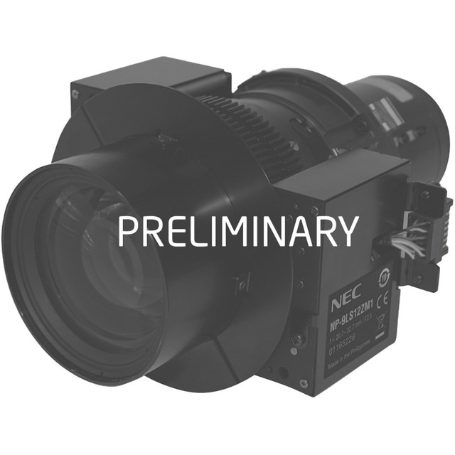 NEC DISPLAY SOLUTIONS NP-9LS12ZM1 NEC NP-9LS12ZM1 - Zoom lens - 18.6 mm - 26.7 mm - f/2.5 - for NEC NC1100L, NC900C, NC900C-A, NP-PH1202HL, PH1202HL NEC DISPLAY SOLUTIONS NP-9LS12ZM1 NEC NP-9LS12ZM1 - Zoom lens - 18.6 mm - 26.7 mm - f/2.5 - for NEC NC1100L, NC900C, NC900C-A, NP-PH1202HL, PH1202HL