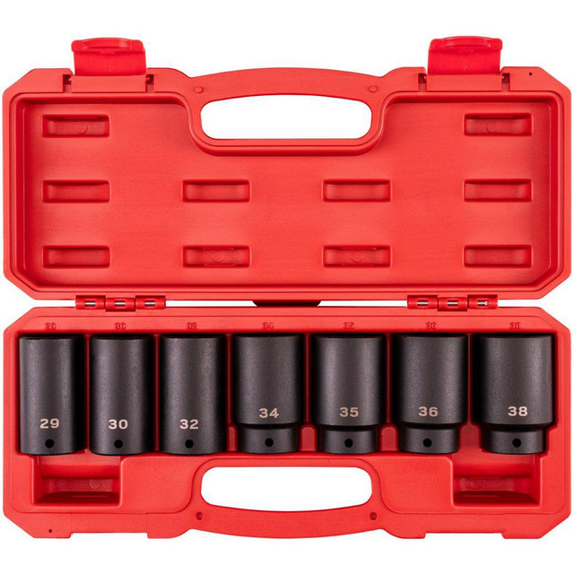 Tekton SID92340 Socket Sets; Set Type: Socket Set ; Measurement Type: Metric ; Drive Size: 1/2 in ; Tool Type: Impact Socket Set ; Material: Steel ; Container Type: Case