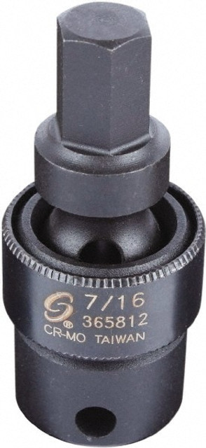 Sunex Tools 365812 3/8" Drive, 7/16" Impact Hex Bit Socket