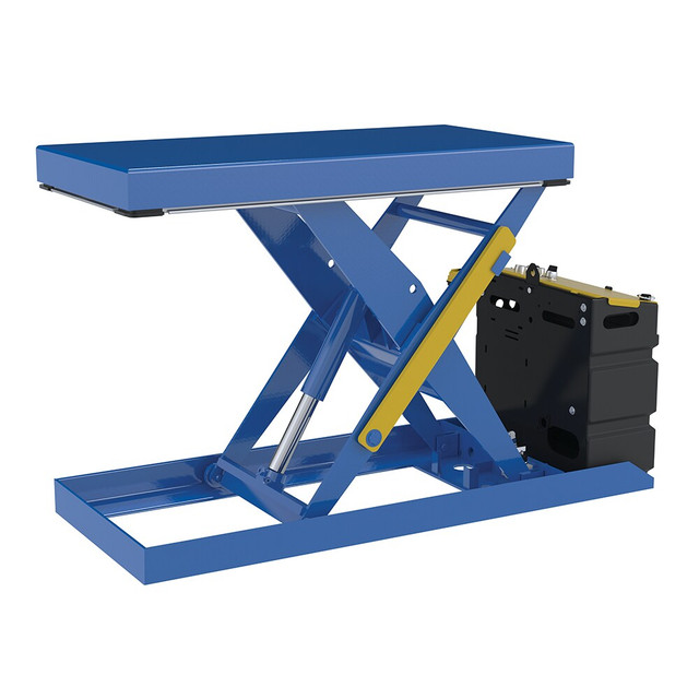 Vestil SCTAB-1000-2040 Mobile Battery Lift Table: 1,000 lb Capacity, 8 to 32" Lift Height, 20-3/8" Platform Width, 40-3/8" Platform Length