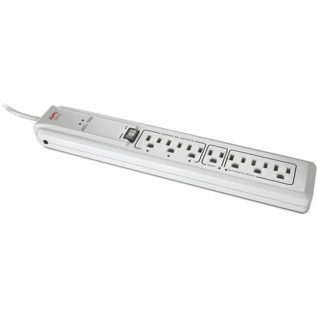 AMERICAN POWER CONVERSION CORP P7GB APC by Schneider Electric SurgeArrest Essential P7GB 7-Outlets Surge Suppressor - NEMA 5-15P - 1080 J - 120 V Input - 120 V AC Output - 72 kA - 4 ft