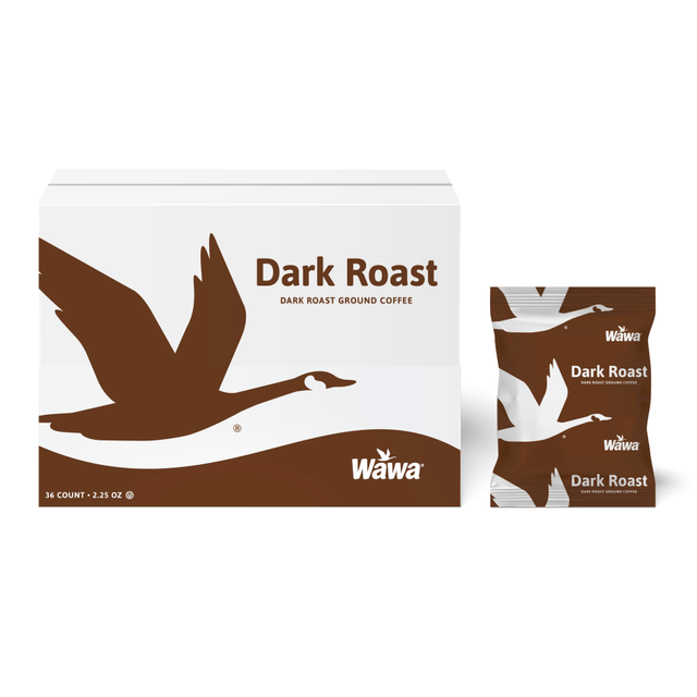 WAWA INC. WaWa WAW203583  Single-Serve Coffee Packets, Dark Roast, Carton Of 36