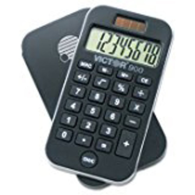 VICTOR TECHNOLOGY 900 Victor 900 Pocket Calculator With Antimicrobial Protection