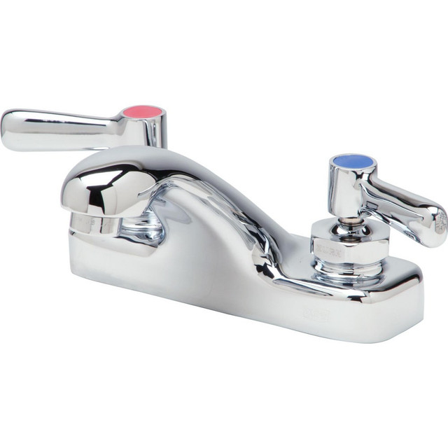 Zurn Z81101-XL-3M Lavatory Faucets; Inlet Location: Bottom ; Spout Type: Fixed ; Inlet Pipe Size: 3/8 ; Inlet Gender: Male ; Handle Type: Lever ; Maximum Flow Rate: 0.5