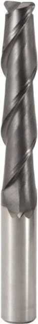 Seco 02747773 Corner Radius End Mill: 25 mm Dia, 125 mm LOC, 4 mm Radius, 2 Flutes, Solid Carbide