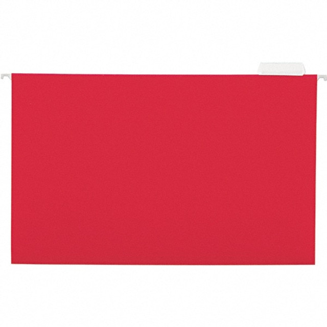 Universal One UNV14218 Hanging File Folder: Legal, Red, 25/Pack