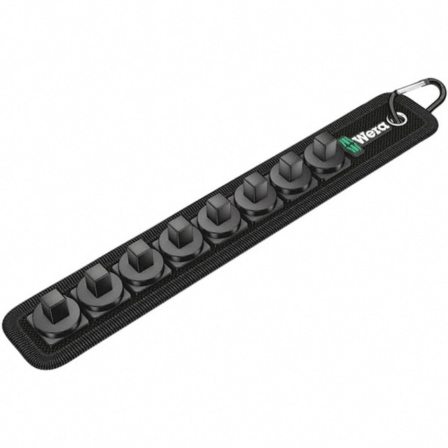 Wera 05003980001 Socket Holders & Trays; Type: Clip Rail ; Overall Width: 275mm ; Overall Height: 45mm ; Color: Gray ; PSC Code: 5120