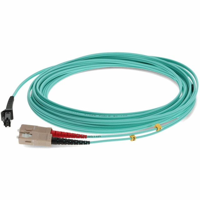 ADD-ON COMPUTER PERIPHERALS, INC. ADD-SC-MTRJ-10M5OM3 AddOn 10m MT-RJ (Male) to SC (Male) Aqua OM3 Duplex Fiber OFNR (Riser-Rated) Patch Cable - 100% compatible and guaranteed to work ADD-ON COMPUTER PERIPHERALS, INC. ADD-SC-MTRJ-10M5OM3 AddOn 10m MT-RJ (Male) to SC (Male) Aqua OM3 Duplex Fiber OFNR (Riser-Rated) Patch Cable - 100% compatible and guaranteed to work