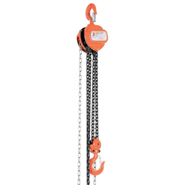 Vestil HCH-4-20 Manual Hand Chain Hoist: 4,000 lb Working Load Limit, 20' Max Lift