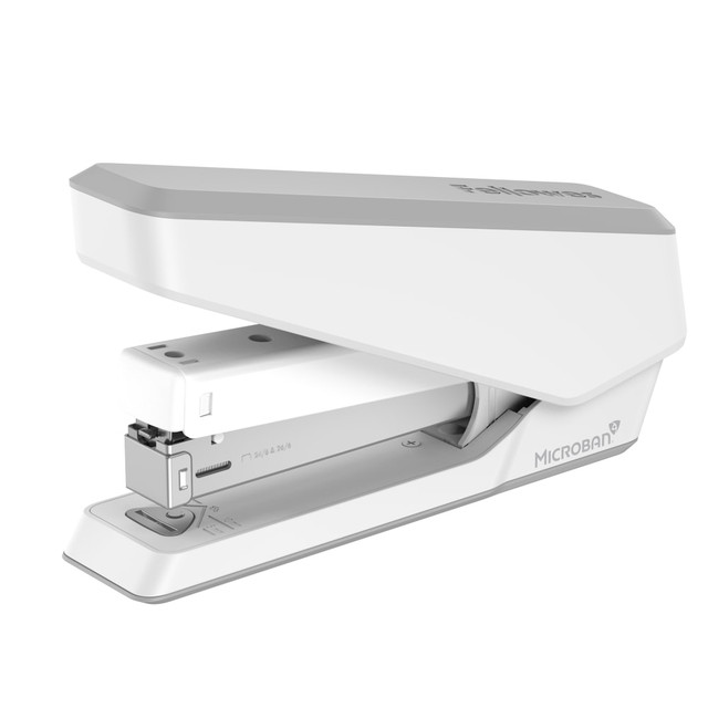FELLOWES INC. Fellowes 5011601  LX850 Full-Strip EasyPress Desktop Stapler with Anti-Microbial Technology, 25-sheet Capacity, White