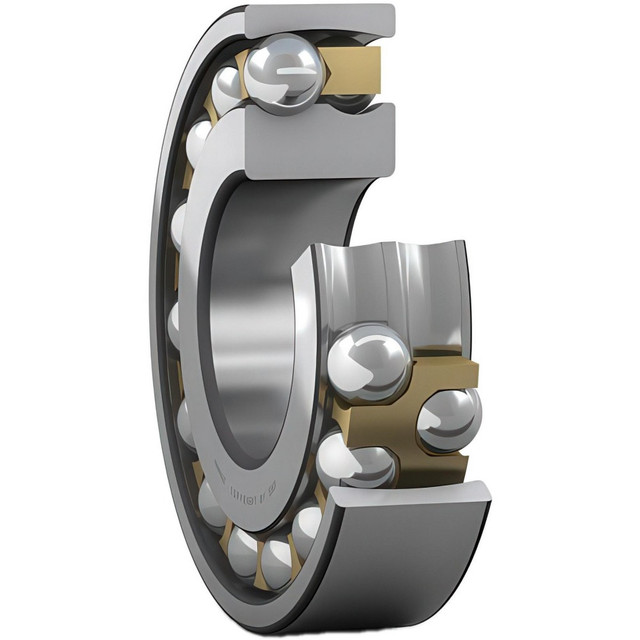 SKF 1322 M Self-Aligning Ball Bearing: 110 mm Bore Dia, 240 mm OD, 50 mm OAW