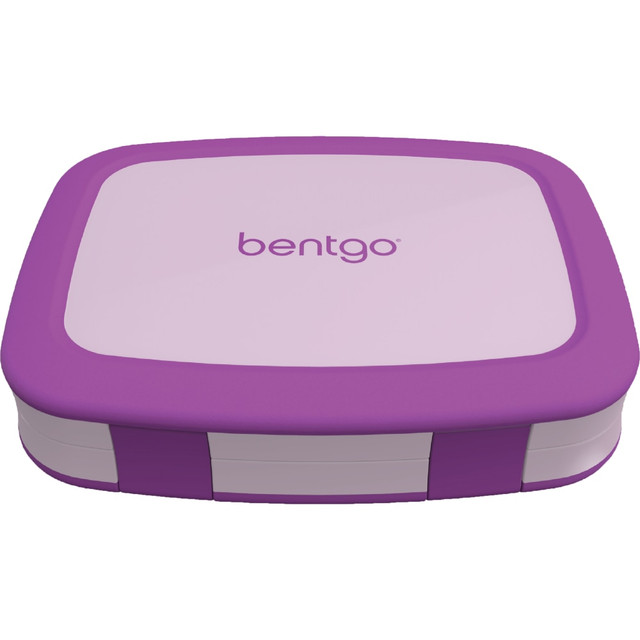 BEAR DOWN CONSULTING BGOKIDS-P Bentgo Kids Lunch Box, 2inH x 6-1/2inW x 8-1/2inD, Purple BEAR DOWN CONSULTING BGOKIDS-P Bentgo Kids Lunch Box, 2inH x 6-1/2inW x 8-1/2inD, Purple