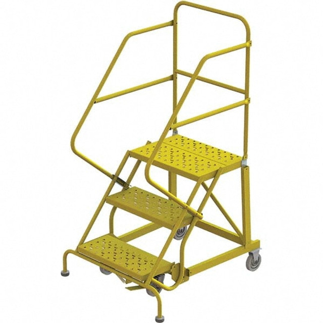 TRI-ARC KDEC103246-Y 3-Step Ladder: Steel