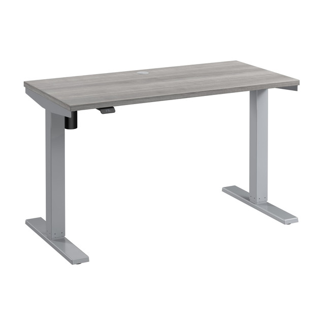 BUSH INDUSTRIES INC. M4S4824PGSK Bush Business Furniture Move 40 Series Electric 48inW Height-Adjustable Standing Desk, Platinum Gray/Cool Gray Metallic, Standard Delivery BUSH INDUSTRIES INC. M4S4824PGSK Bush Business Furniture Move 40 Series Electric 48inW Height-Adjustable Standing Desk, Platinum Gray/Cool Gray Metallic, Standard Delivery