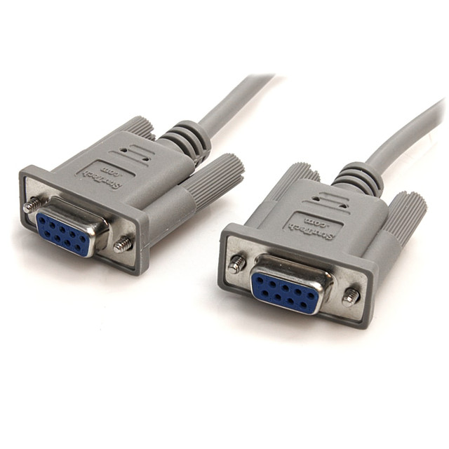 STARTECH.COM SCNM9FF  Serial Null modem cable - DB-9 (F) - DB-9 (F) - 3 m - Transfer files via serial connection - 10ft null modem cable - 10ft null modem serial cable - 10ft rs232 null modem cable