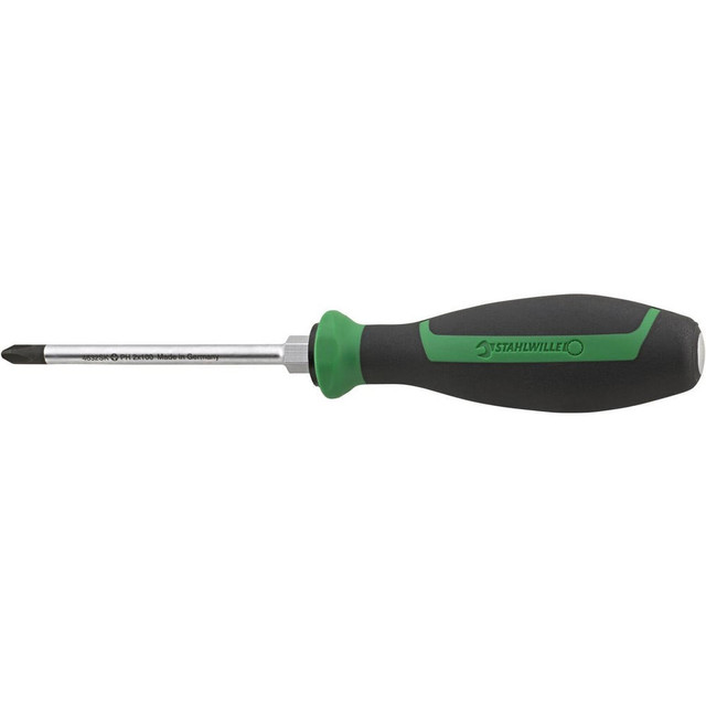 Stahlwille 46323101 Phillips Screwdrivers; Overall Length (Inch): 7-1/2in ; Handle Type: Comfort Grip; Ergonomic ; Phillips Point Size: #1 ; Blade Length (Inch): 3-3/8in ; Tip Type: Phillips