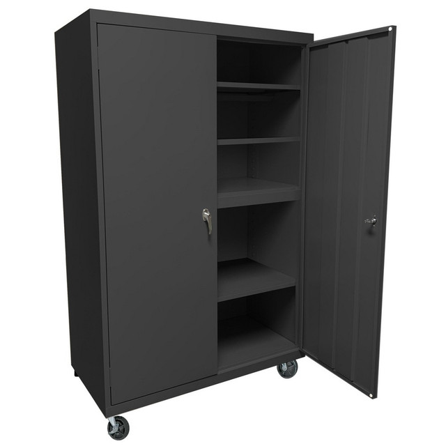 Steel Cabinets USA MAAH-3618RB-C Storage Cabinets; Cabinet Type: Mobile Storage; Lockable Storage ; Cabinet Material: Steel ; Width (Inch): 36in ; Depth (Inch): 18in ; Cabinet Door Style: Lockable ; Height (Inch): 66in