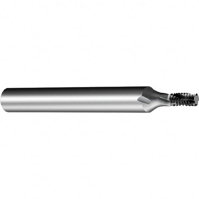 Sandvik Coromant 7382493 Helical Flute Thread Mill: Internal, 4 Flute, 0.315" Shank Dia, Solid Carbide