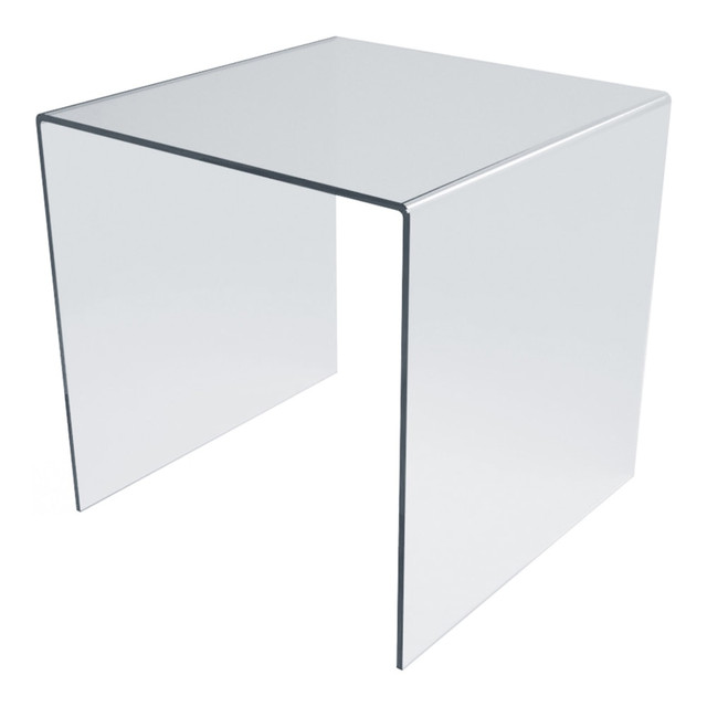 AZAR DISPLAYS 515310  Riser Displays, 11-1/2inH x 11-1/2inW x 11-1/2inD, Clear, Pack Of 4 Risers