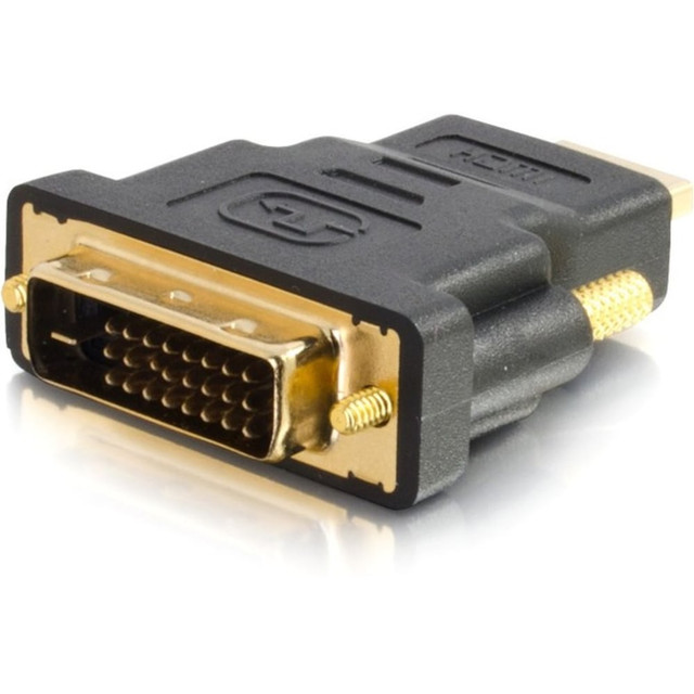 LASTAR INC. 18401 C2G DVI-D Male to HDMI Male Adapter - 1 x HDMI Digital Audio/Video Male - 1 x DVI-D (Dual-Link) Digital Video Male - Black LASTAR INC. 18401 C2G DVI-D Male to HDMI Male Adapter - 1 x HDMI Digital Audio/Video Male - 1 x DVI-D (Dual-Link) Digital Video Male - Black