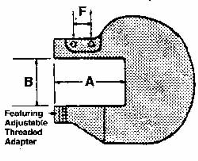 US Airtool 64-C8 Power Riveter Accessories; Accessory Type: C Yoke ; Gap (Inch): 3-1/2 ; Reach (Inch): 4-1/2 ; UNSPSC Code: 27112800 ; Product Service Code: 5130