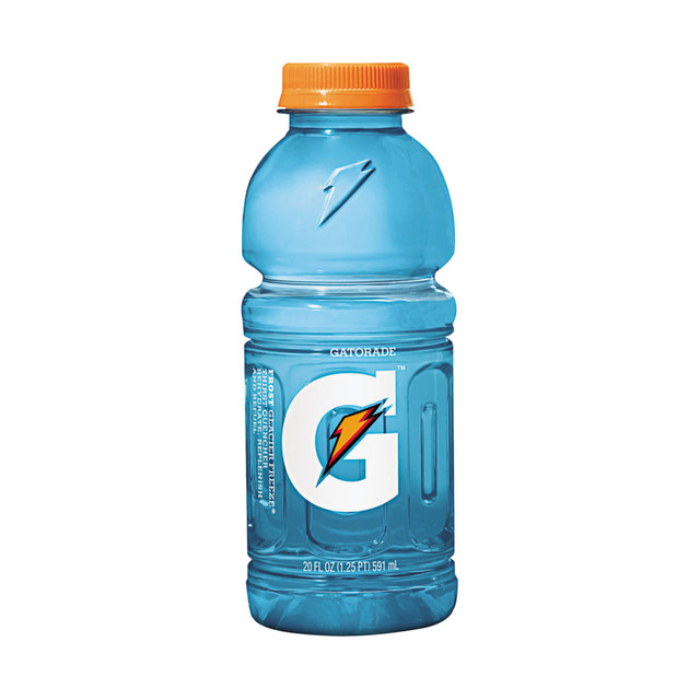 QUAKER FOODS 32486 Gatorade Thirst Quencher Bottled Drink - Frost Glacier Freeze Flavor - 20 fl oz (591 mL) - 24 / Carton