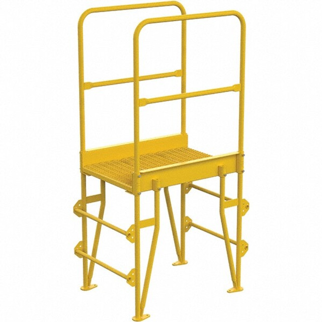 Vestil COLV-3-34-20 3-Step Steel Step Ladder: 78-5/8" High