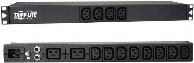 Tripp-Lite PDU12IEC 14 Outlets, 100/240 Volts, 20 Amps, 15' Cord, Power Outlet Strip