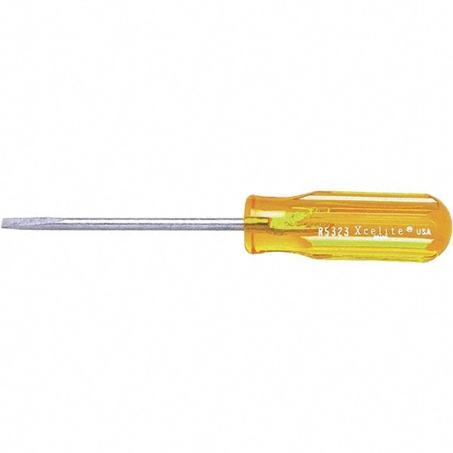 Xcelite R5323N Slotted Screwdriver: 0.16" Width, 5.63" OAL