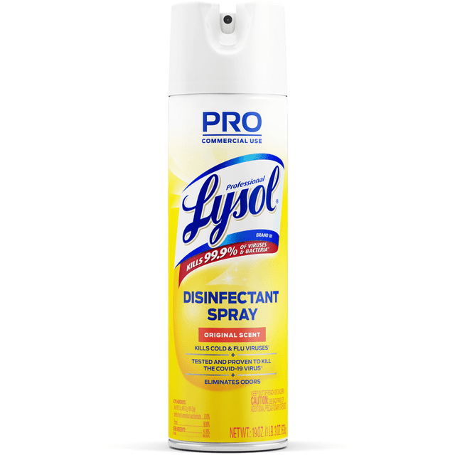 RECKITT BENCKISER 04650 Lysol Professional Disinfectant Spray, Original Scent, 19 Oz Bottle RECKITT BENCKISER 04650 Lysol Professional Disinfectant Spray, Original Scent, 19 Oz Bottle