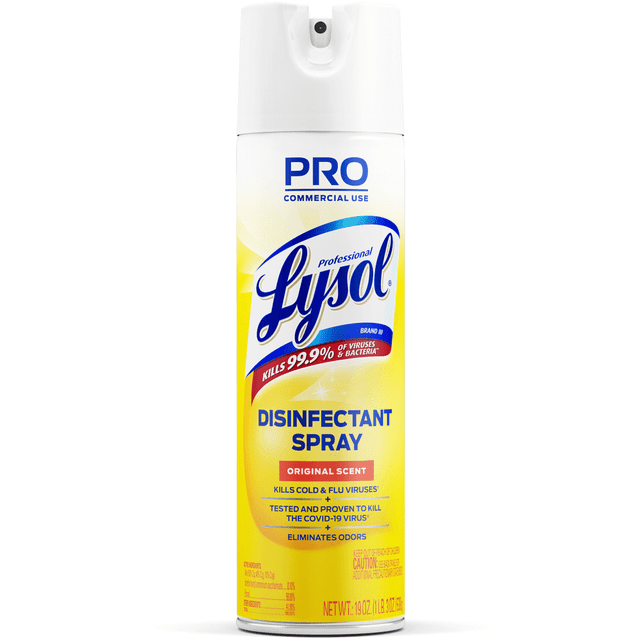 RECKITT BENCKISER Lysol 04650  Professional Disinfectant Spray, Original Scent, 19 Oz Bottle