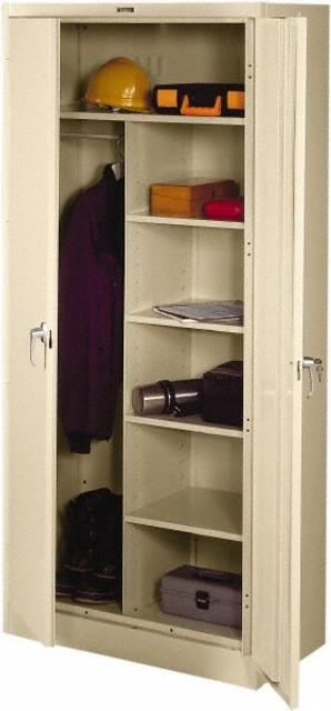 Tennsco 1872-SD Combination Storage Cabinet: 36" Wide, 18" Deep, 78" High