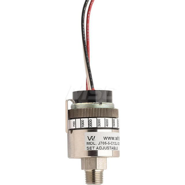 Whitman Controls J7053C52TSD High Pressure Switch with High Pressure Set Points Pressure Switch: NPT Male Thread