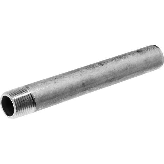 USA Industrials ZUSA-PF-15302 Stainless Steel Pipe Nipples & Pipe; Thread Style: Threaded on One End ; Construction: Welded ; Length (Inch): 6in ; Pipe Size: 3/4 ; Material Grade: 304 ; Schedule: 40