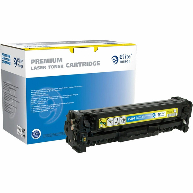 ELITE IMAGE 75404 Remanufactured Yellow Toner Cartridge Replacement For HP 304A, CC532A ELITE IMAGE 75404 Remanufactured Yellow Toner Cartridge Replacement For HP 304A, CC532A