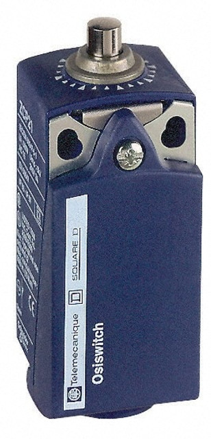 Telemecanique Sensors XCKP2110N12 General Purpose Limit Switch: SPDT, NC, End Plunger, Top