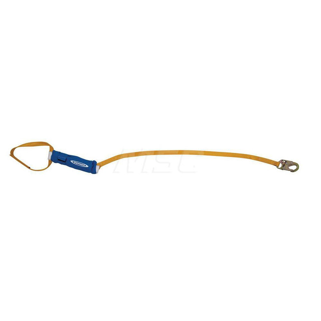 Werner C313100 Lanyards & Lifelines; Load Capacity: 5000lb ; Construction Type: Webbing ; Harness Type: Ladder Climbing ; Lanyard End Connection: Web Loop ; Anchorage End Connection: Snap Hook ; Length Ft.: 6.00