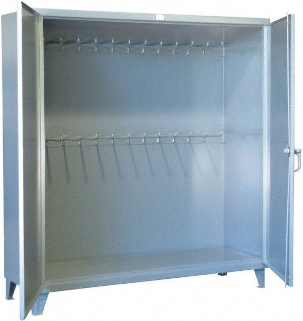 Strong Hold 56-240-20 Pegboard Storage Cabinet: 60" Wide, 24" Deep, 78" High