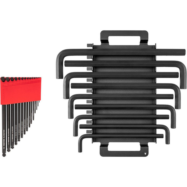 Tekton KLX99201 Hex Key Sets; Tool Type: Hex Key ; Handle Type: L Long & Short Arm ; Hex Size Range (mm): 1.3 - 19 ; Material: Steel ; Overall Length (Decimal Inch): 16.1250 ; Overall Length (Inch): 16-1/8