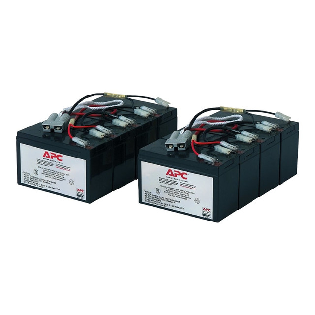 AMERICAN POWER CONVERSION CORP RBC12 APC Replacement Battery Cartridge #12 - UPS battery - 2 x battery - lead acid - black - for P/N: DL5000RMT5U, SU3000R3IX160, SU5000R5TBX114, SU5000R5TBXFMR, SU5000R5XLT-TF3