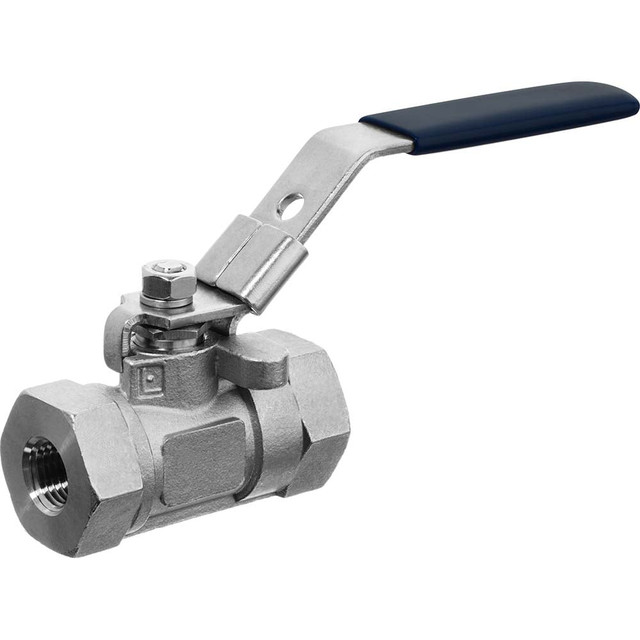 USA Industrials ZUSA-VLV-46 Threaded Manual Ball Valve: 3/8" Pipe, Standard Port