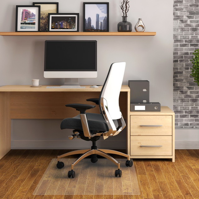 FLOORTEX PF129225EV Advantagemat Phthalate Free Vinyl Rectangular Chair Mat for Hard Floor, 36in x 48in, Clear FLOORTEX PF129225EV Advantagemat Phthalate Free Vinyl Rectangular Chair Mat for Hard Floor, 36in x 48in, Clear