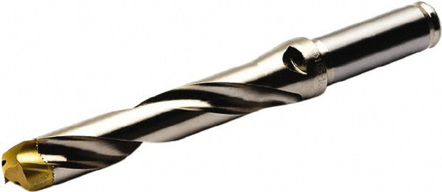 Seco 02462848 Replaceable-Tip Drill: 22 to 23.99 mm Dia, 125 mm Max Depth, 25 mm Weldon Flat Shank