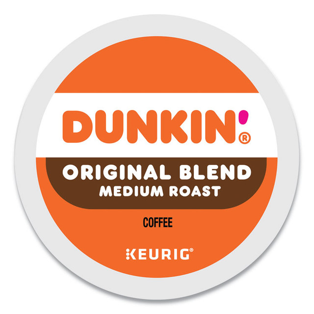 KEURIG DR PEPPER Dunkin Donuts® 1267 K-Cup Pods, Original Blend, 22/Box