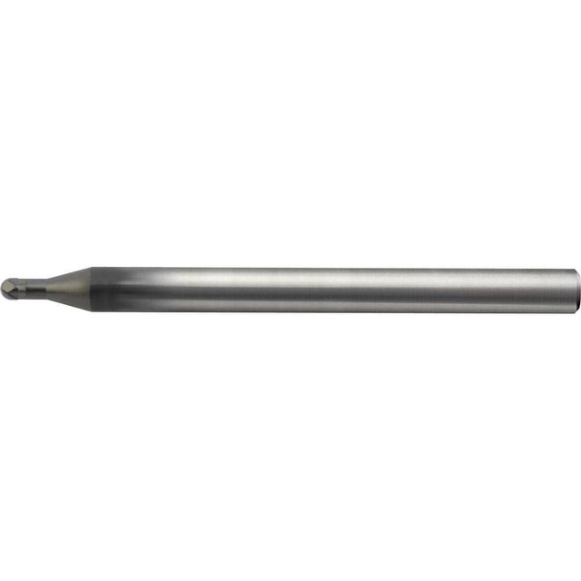 US Union Tool 2443082 Ball End Mill: 2 Flute, Solid Carbide