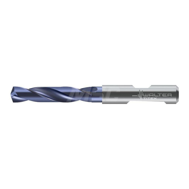 Walter-Titex 7287629 Screw Machine Length Drill Bit: 0.1299" Dia, 140 °, Solid Carbide