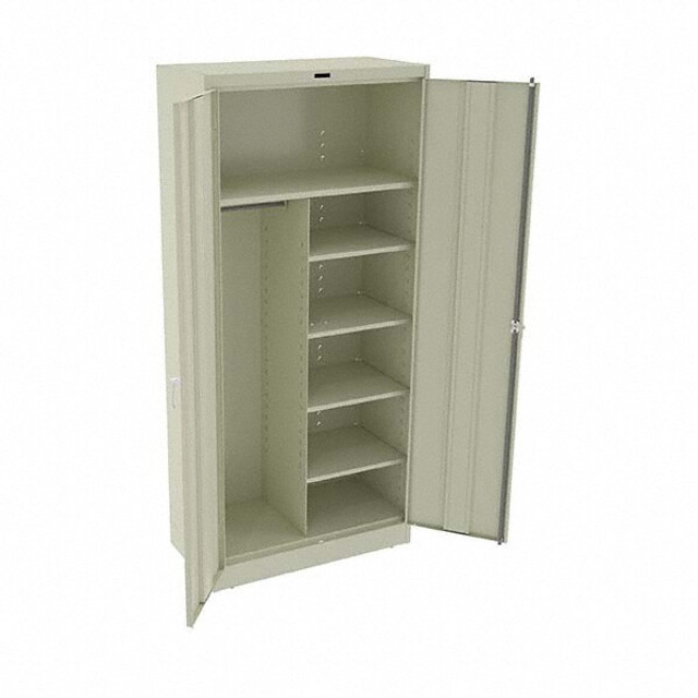 Tennsco 1872-PU Combination Storage Cabinet: 36" Wide, 18" Deep, 78" High